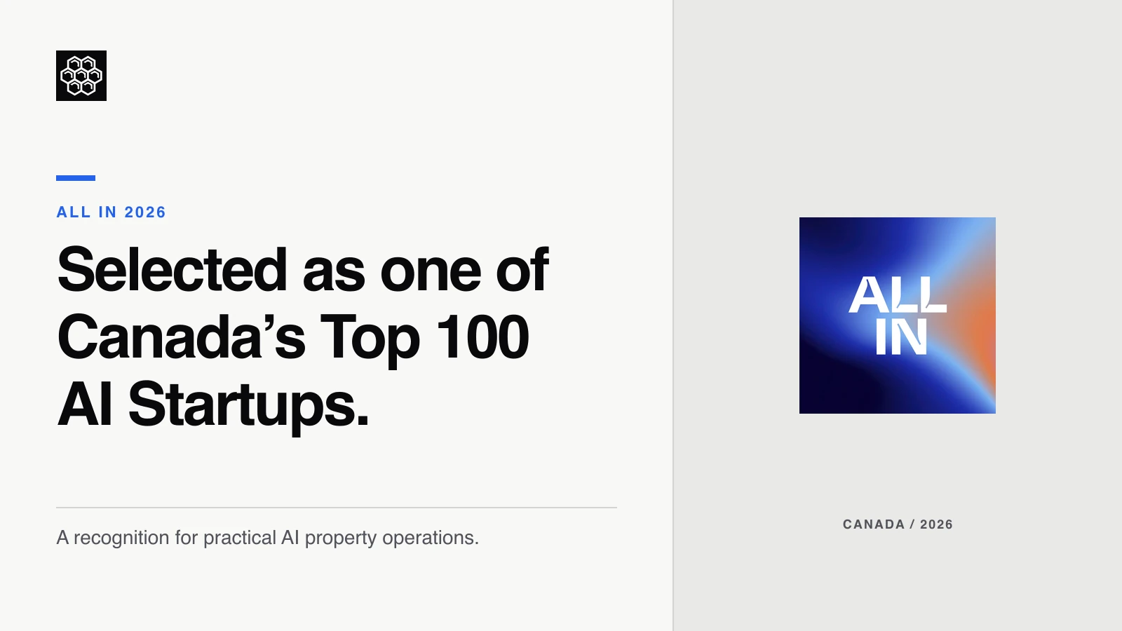 Propilot selected for ALL IN’s 2026 Top 100 AI Startups