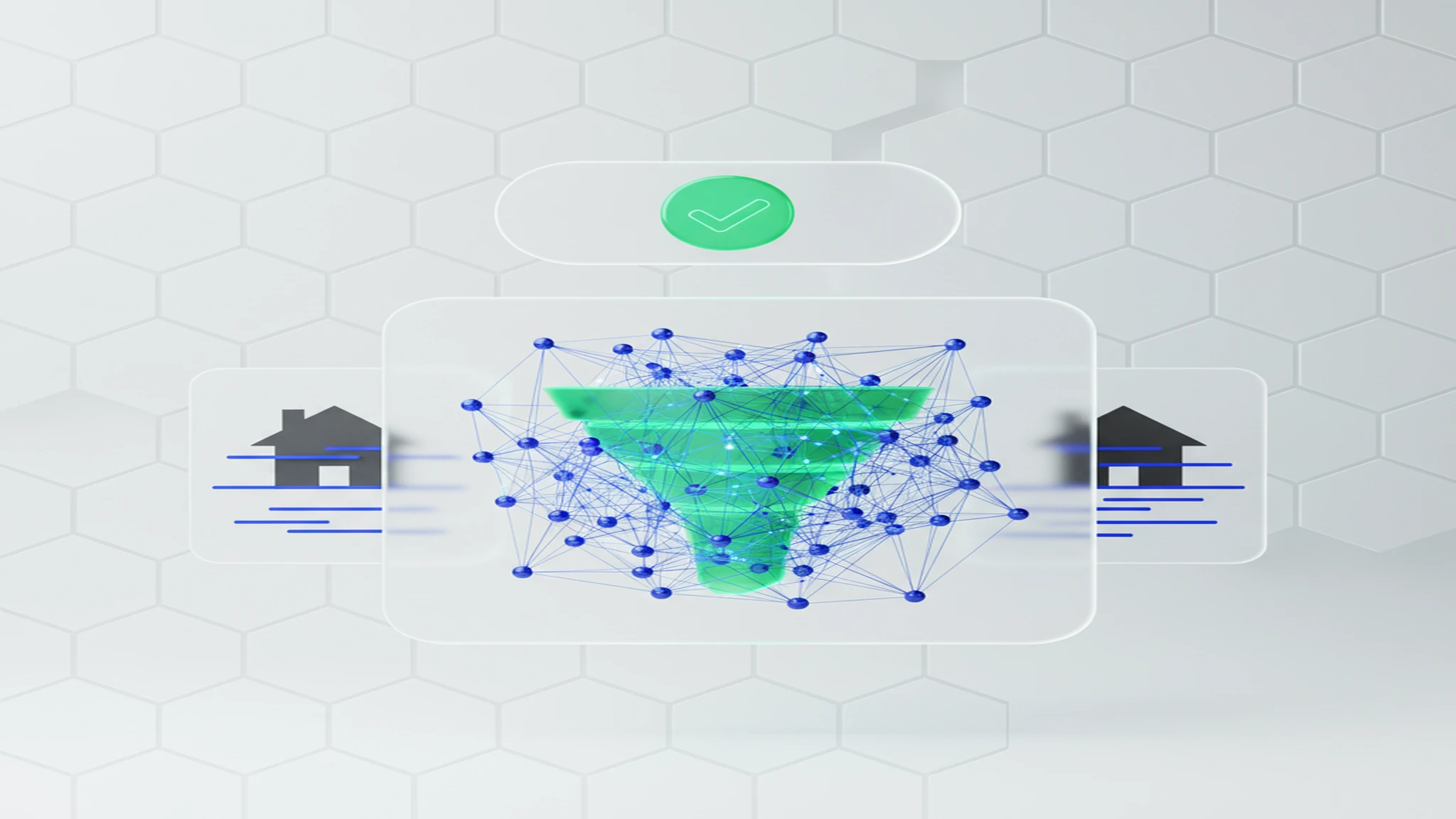 Landlord reviewing AI tenant screening results on a laptop, showing credit analysis, income verification, and rental history scores