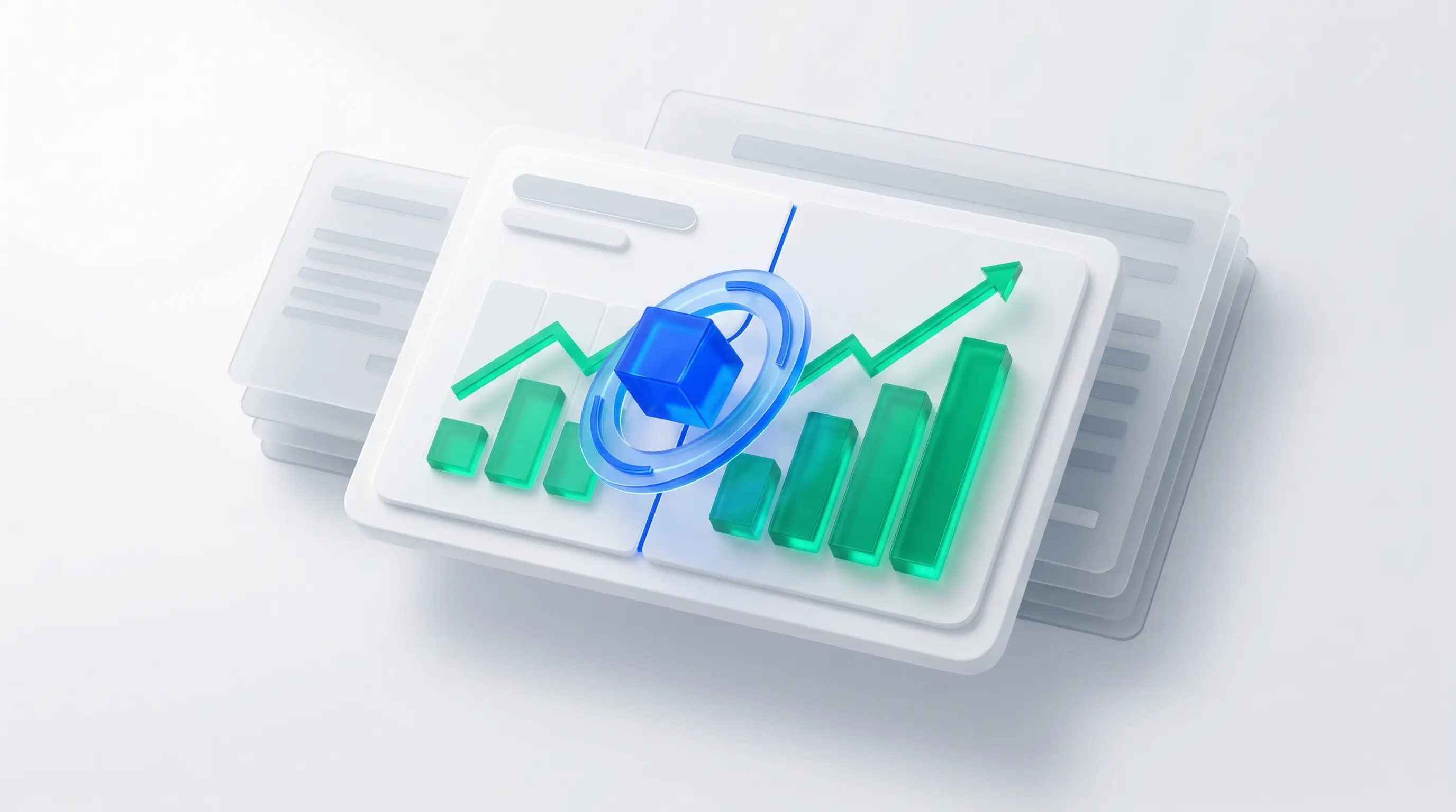 Property management accounting dashboard and financial reports