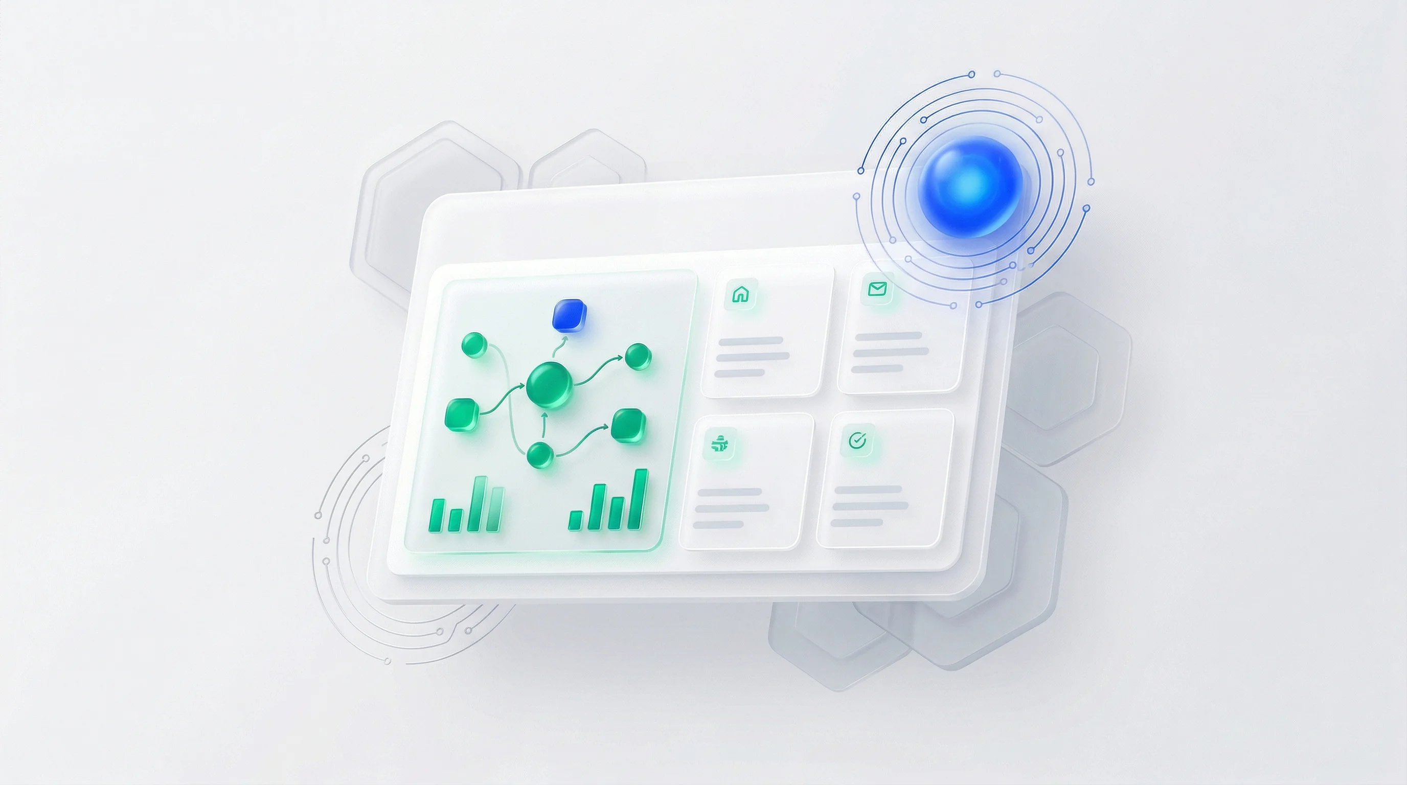 AI property management software dashboard showing automated tenant screening, maintenance triage, and lead management for independent landlords